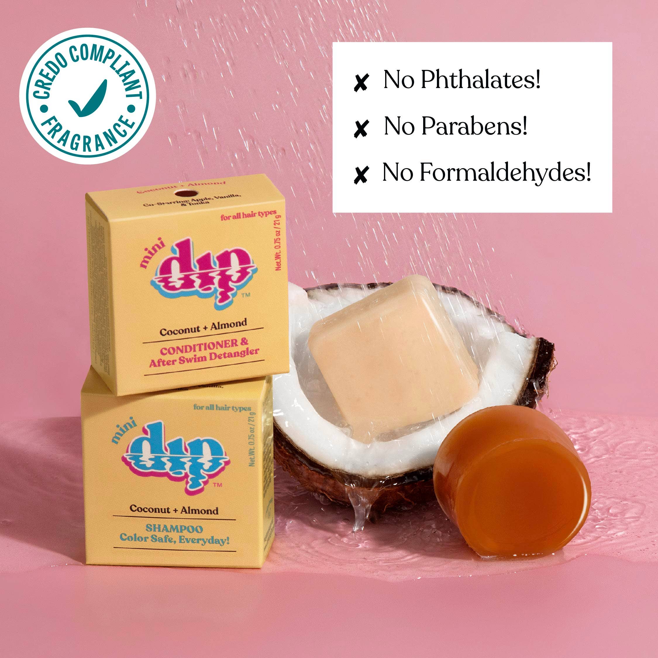 Mini Coconut & Almond Conditioner & After Swim Detangler by Dip