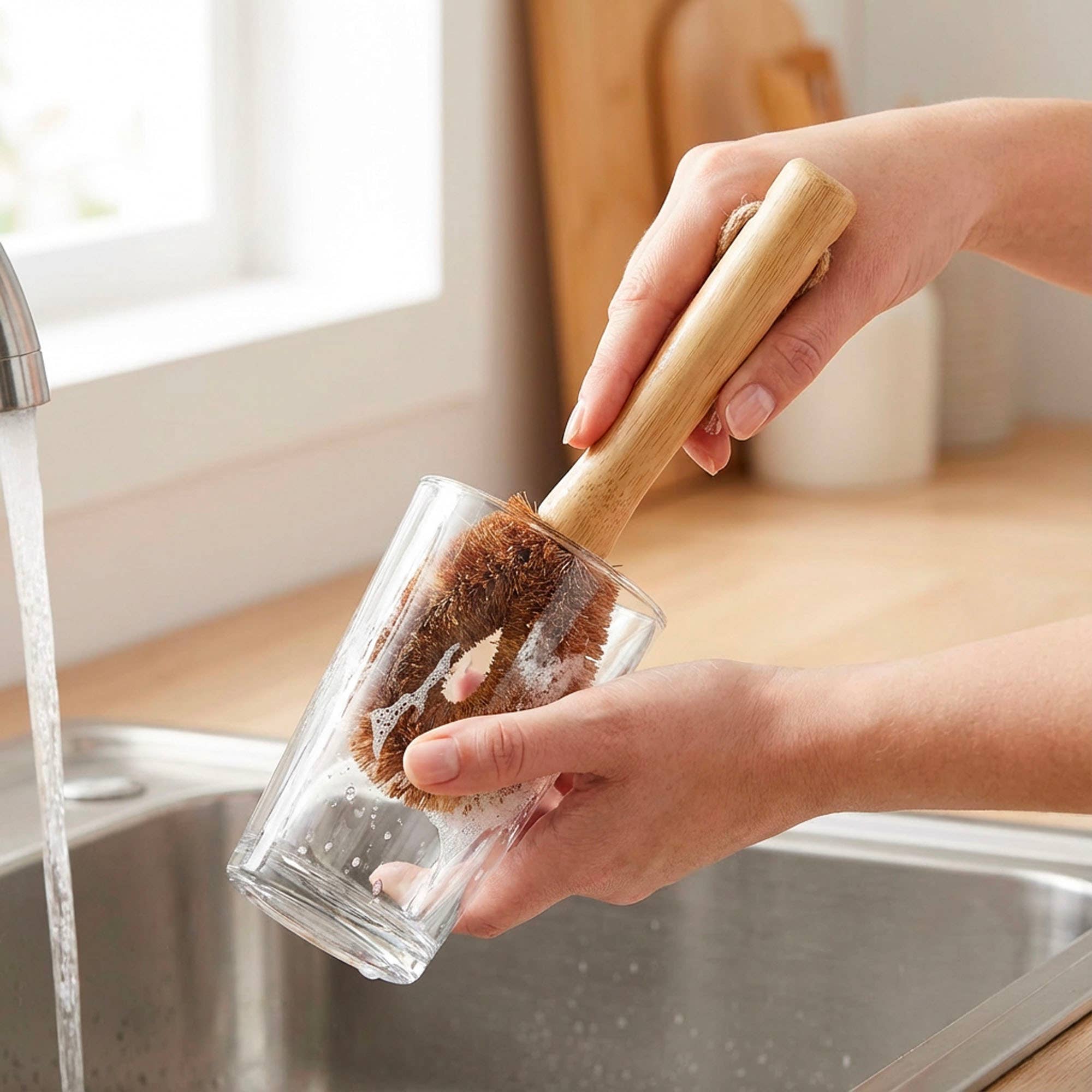 Bamboo Bottle Cleaning Brush by Bamboo Switch