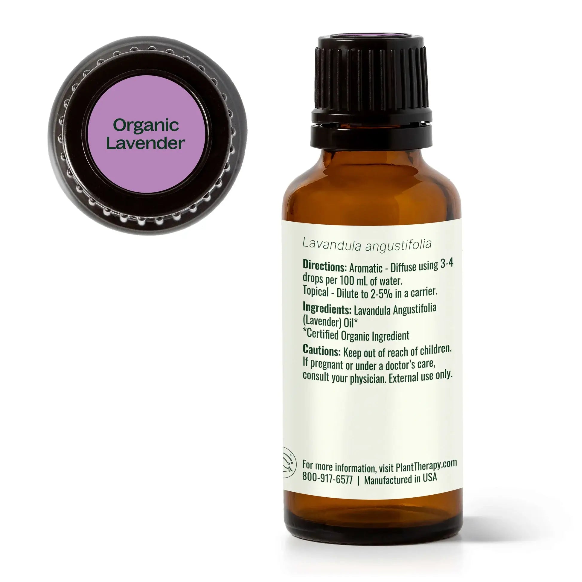 Organic Lavender Essential Oil 30 mL by Plant Therapy