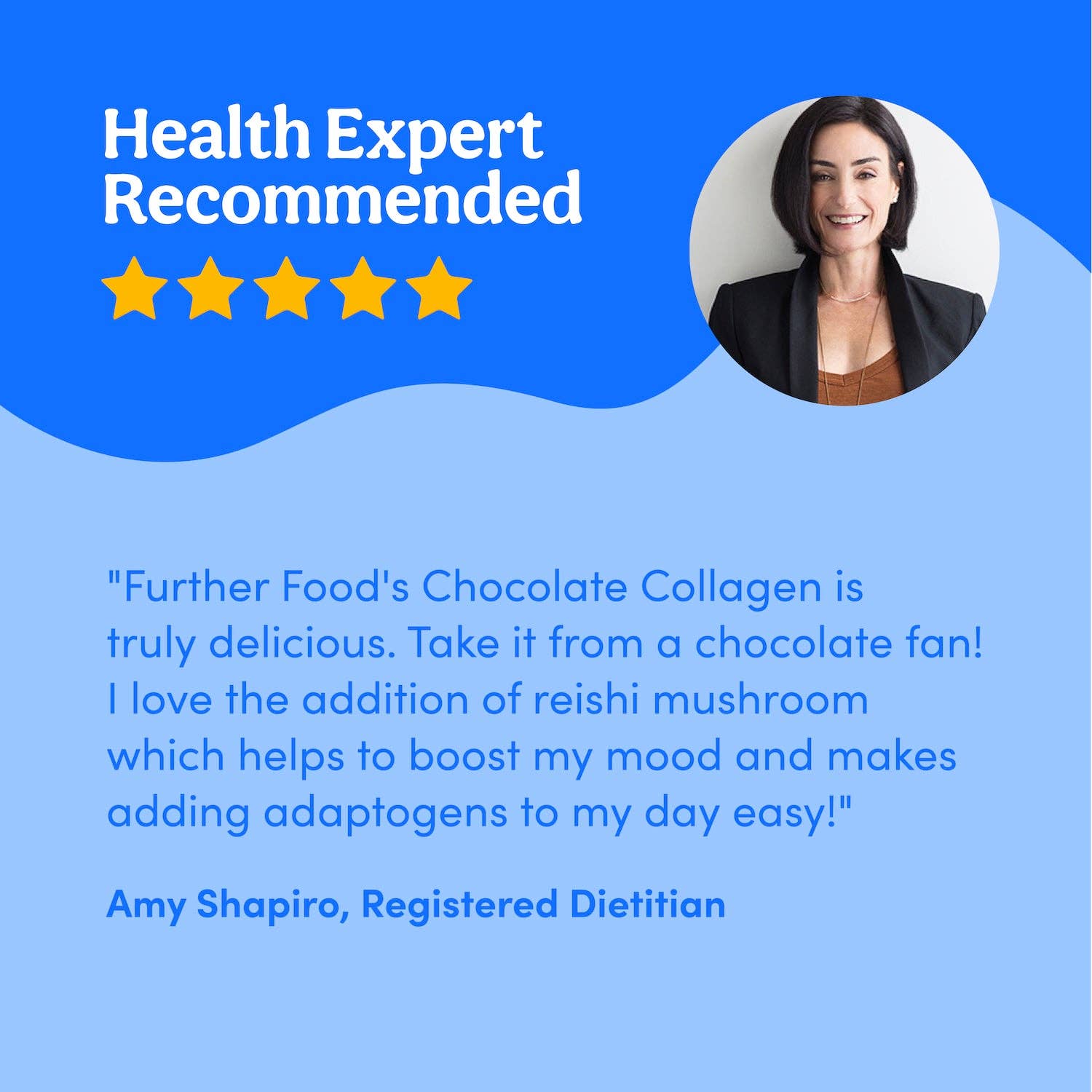 Chocolate + Reishi Mushroom Collagen Peptides Powder by Further Food