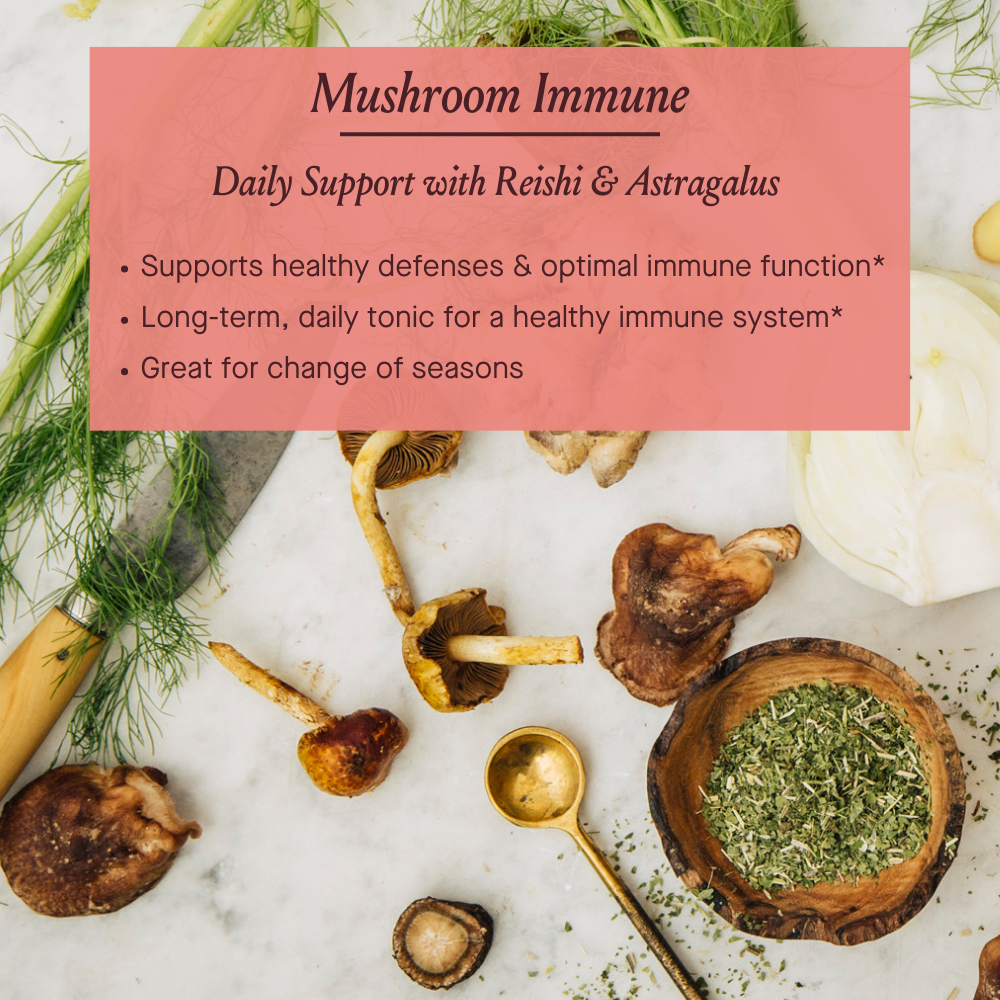 Mushroom Immune Herbal Tonic - Daily Support with Reishi by Urban Moonshine