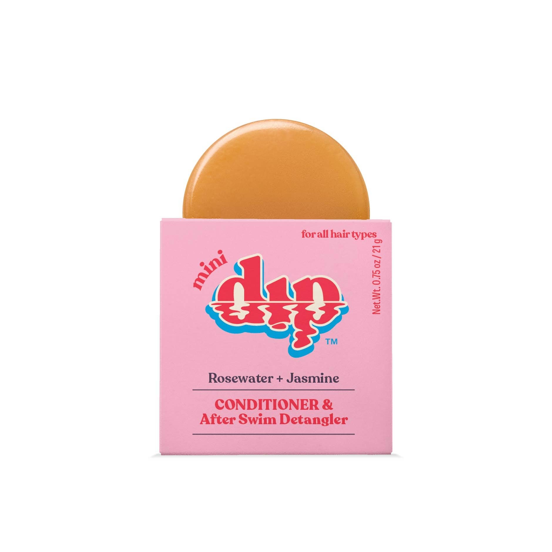 Mini Rosewater & Jasmine Conditioner Bar & After Swim Detangler by Dip