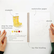 Garden Watercolor Workbook by emily lex studio