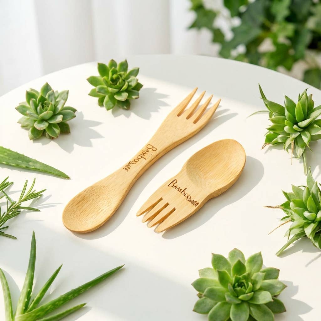 Bamboo Spork Utensil by Bamboo Switch