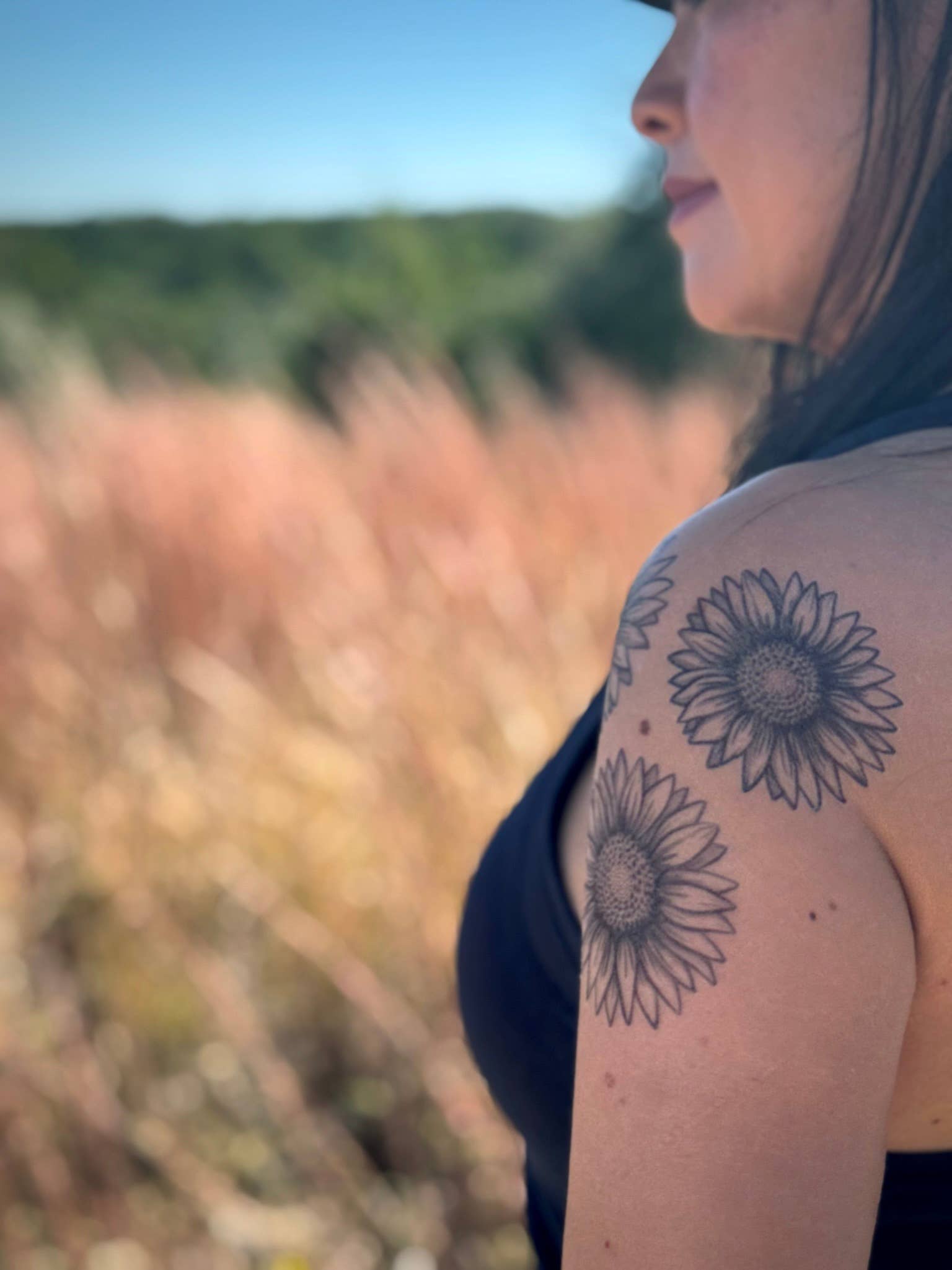 Sunflower Temporary Tattoo by NatureTats