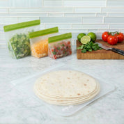 Reusable Flat Gallon Storage Bags - Clear - 2 Pack by Rezip Co.