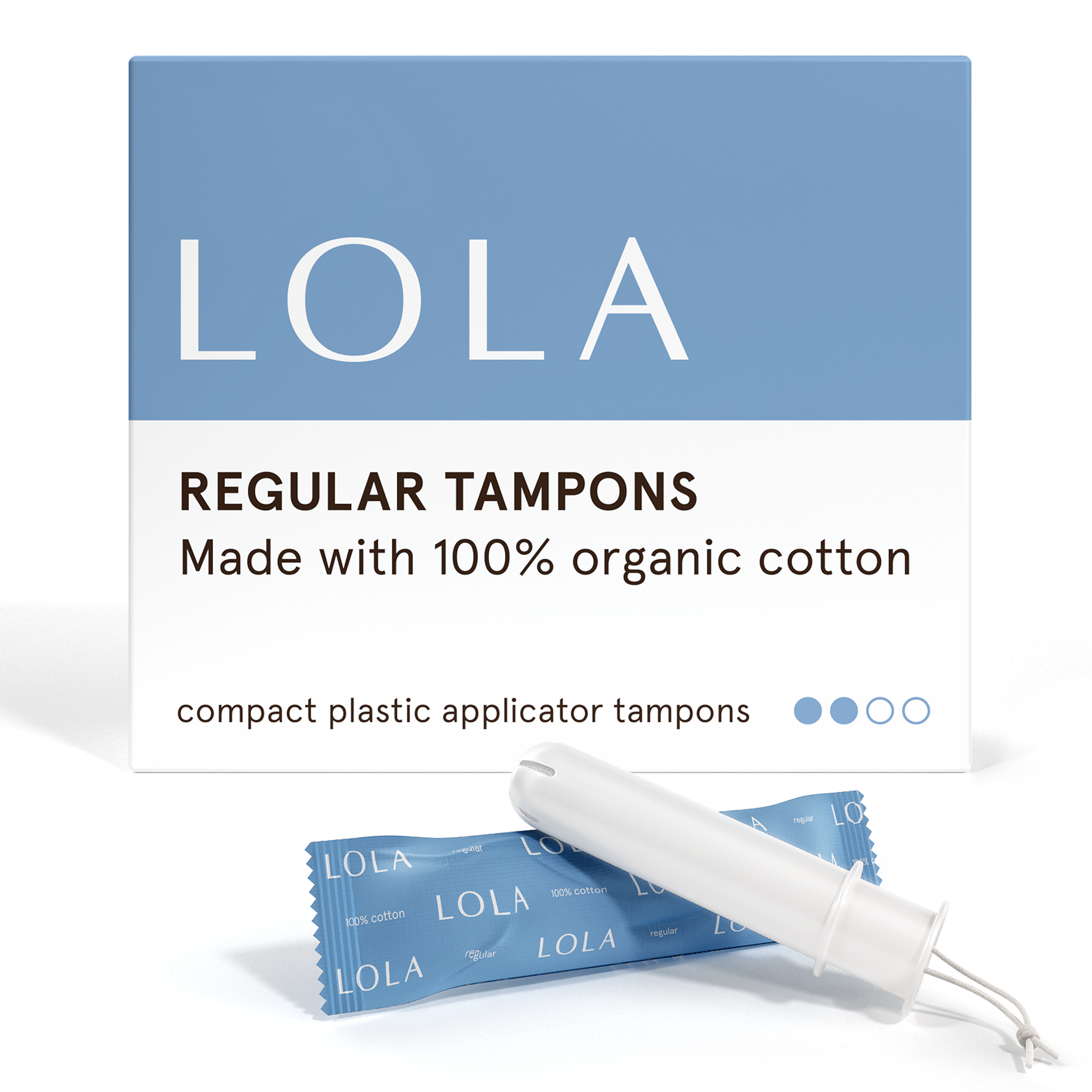 Regular Organic Cotton Tampons, 20 ct by LOLA