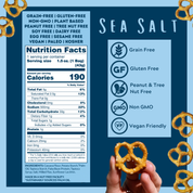 Sea Salt Grain Free Pretzels 1.5 oz by Savor by Suzie