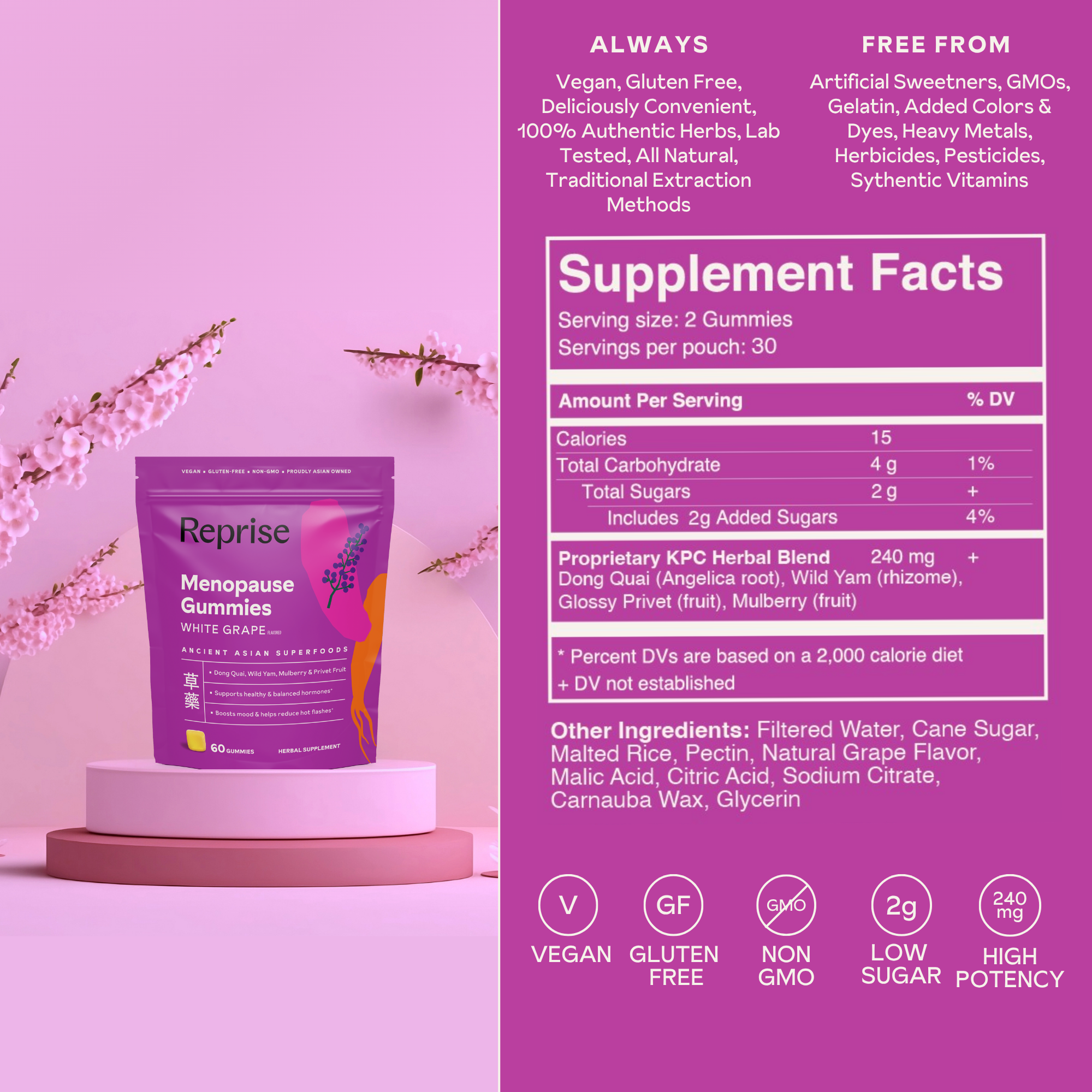 Menopause Gummies by Reprise