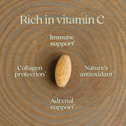 Fermented Vitamin C Supplement, 30 Vegan Tablets by New Chapter