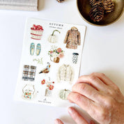 Autumn Sticker Sheets by emily lex studio