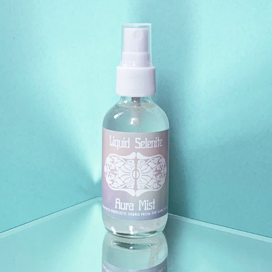 Liquid Selenite Aura Mist 2 oz by La Lune Healing