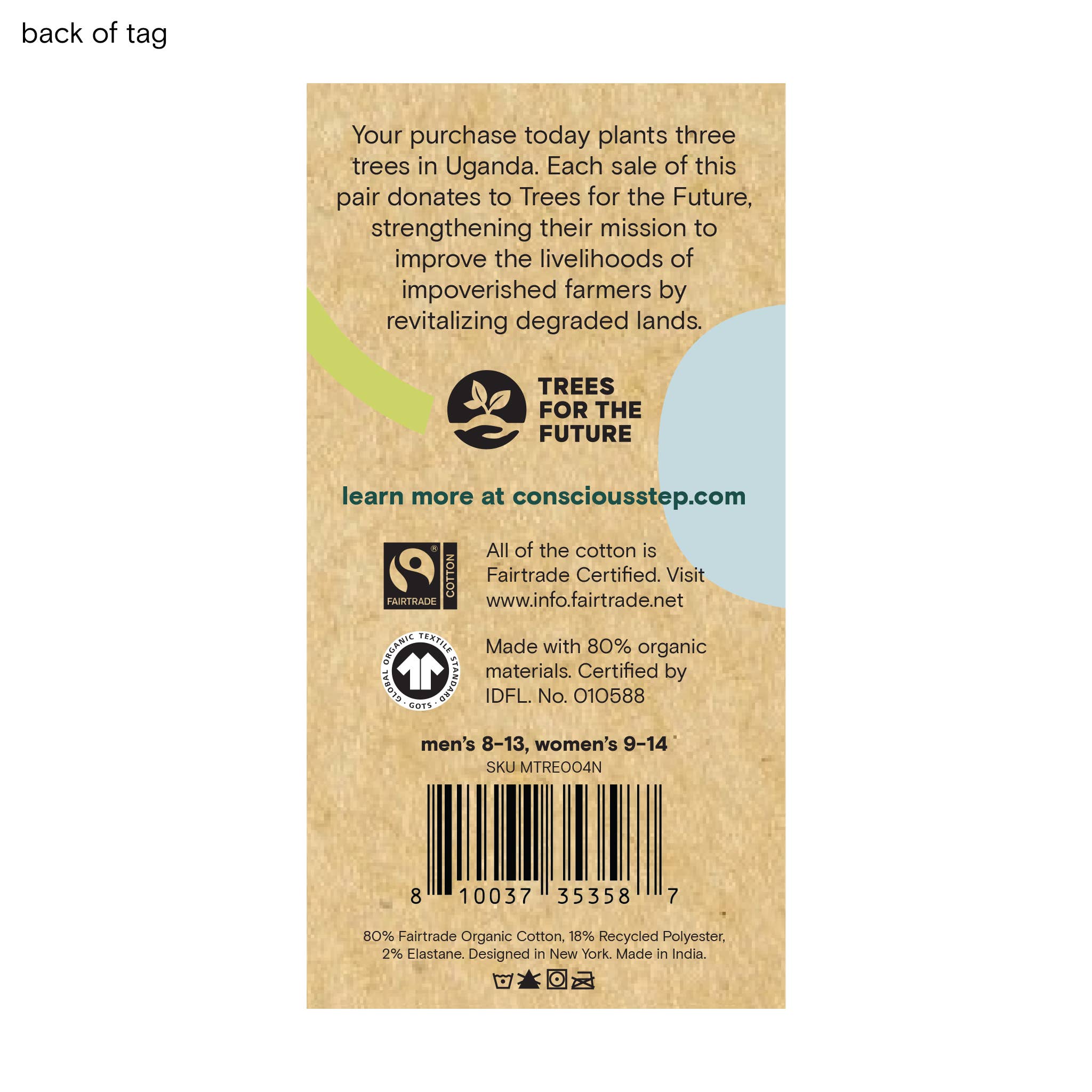 Socks that Plant Trees (Green Branches) by Conscious Step