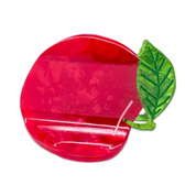 Midi Red Apple Hair Claw Clip by Jenny Lemons
