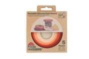 Reusable Silicone Food Savers - Terra Cotta (Set of 5) by Food Huggers