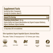 Elderberry Lung Support Syrup by Wooden Spoon Herbs