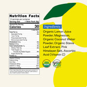 Single Serving Organic Electrolytes - Loose Stick by GoodOnya