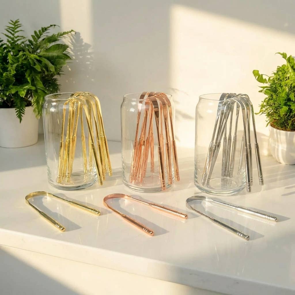 Stainless Steel Tongue Scraper by Bamboo Switch
