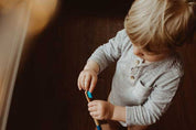 Bamboo Kid's Toothbrush - Red by Zefiro
