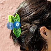 Large Blueberry Hair Claw Clip by Jenny Lemons