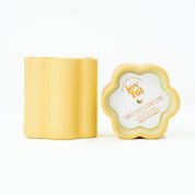 Ceramic Daisy 100% Essential Oil Soy Candle by Ginger June Candle Co.
