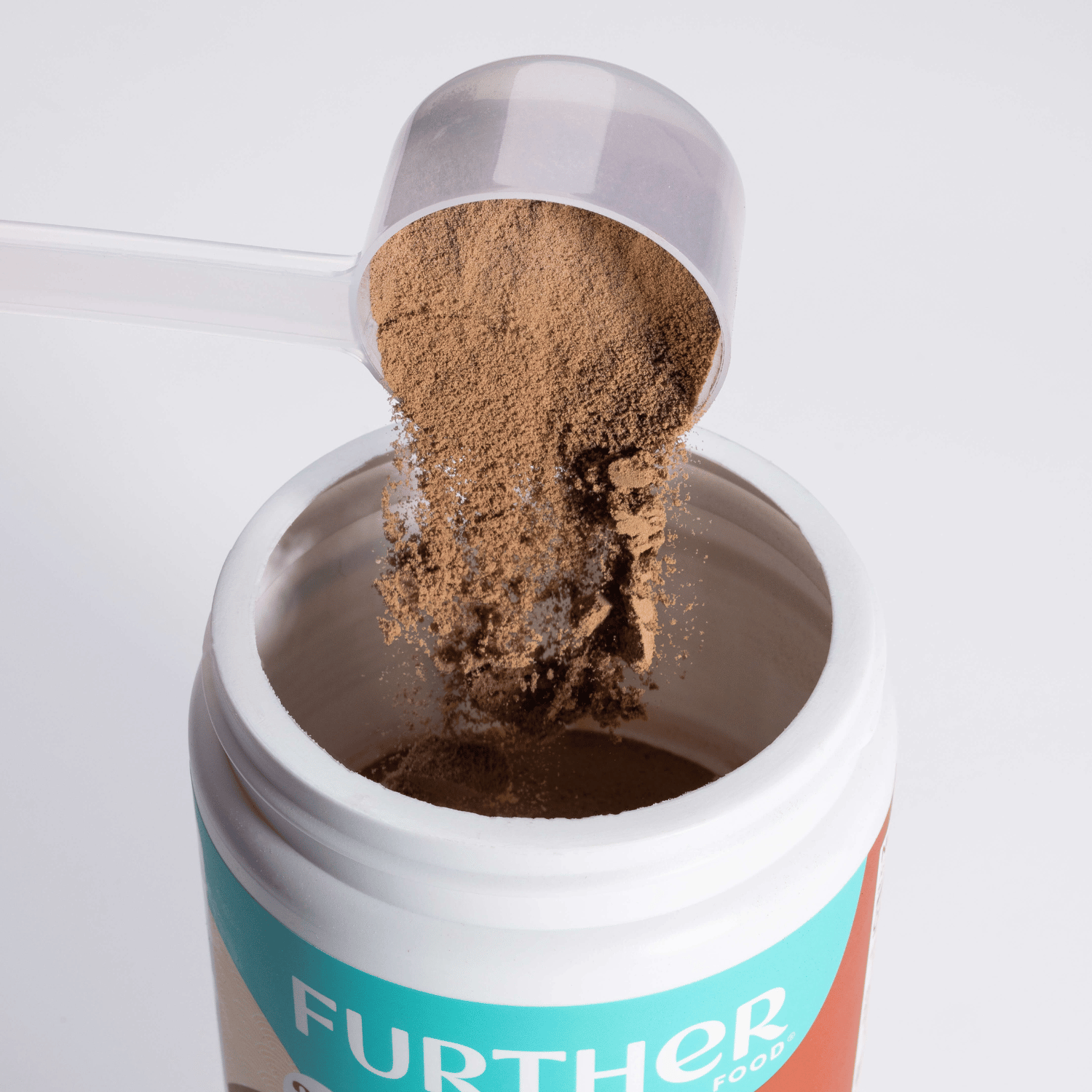 Chocolate + Reishi Mushroom Collagen Peptides Powder by Further Food