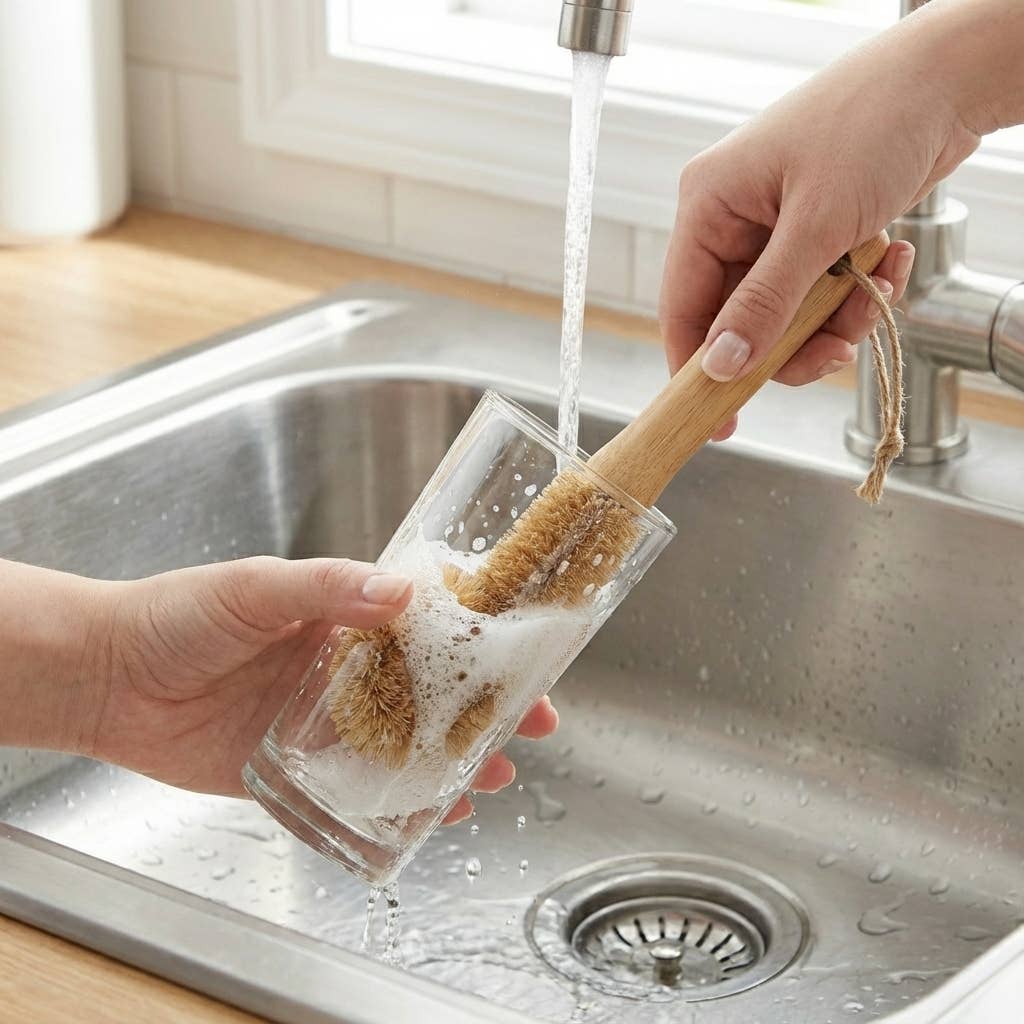 Bamboo Bottle Cleaning Brush by Bamboo Switch