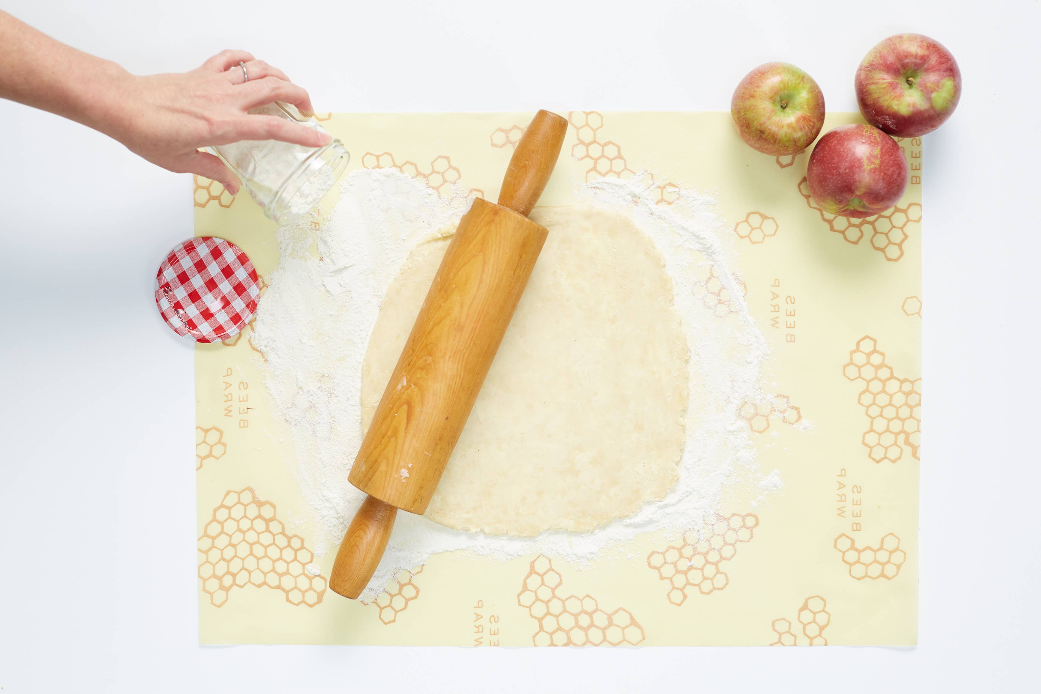 Reusable Beeswax Bread Wrap - Honeycomb Print by Bee's Wrap