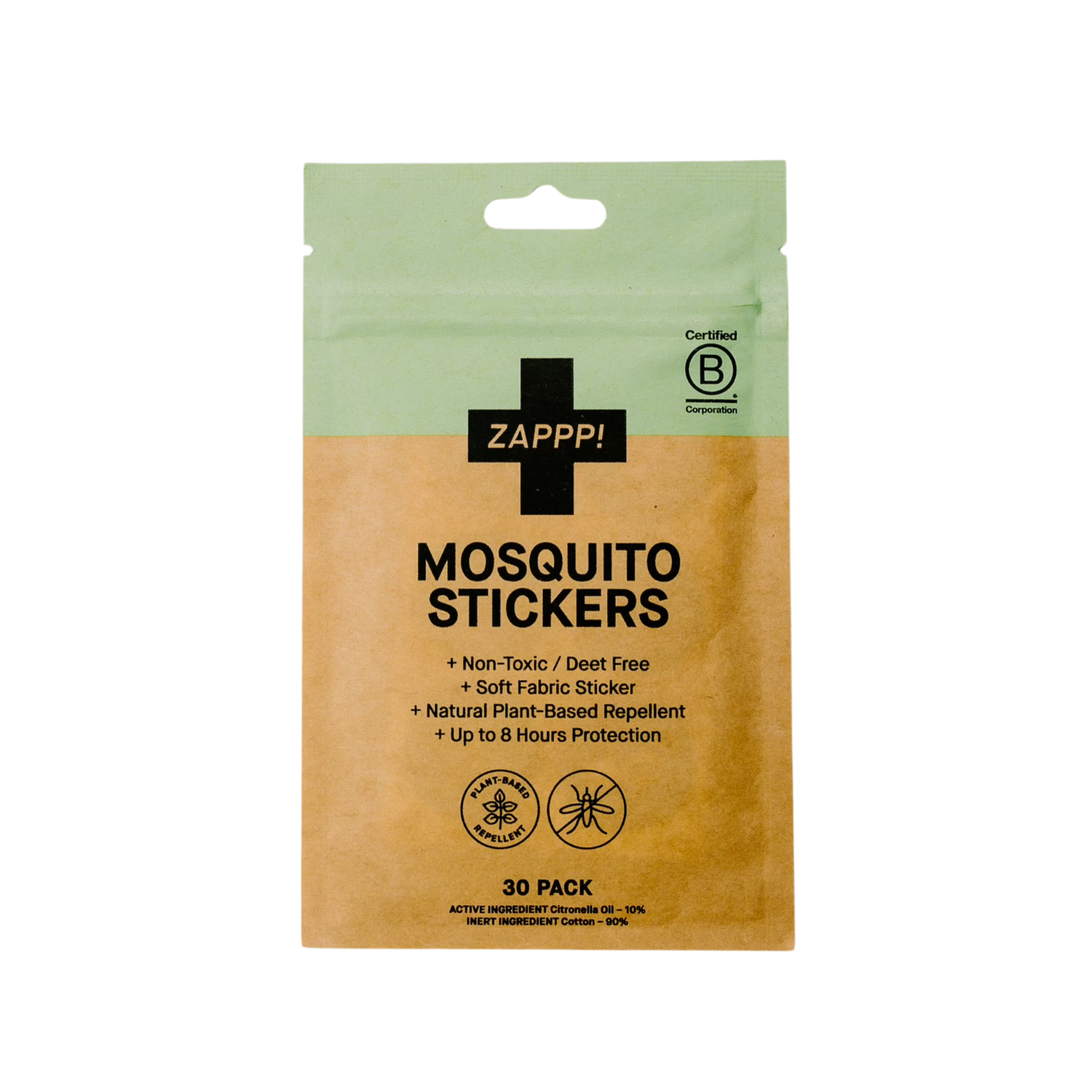 ZAPPP! Mosquito Stickers - 30 stickers per pack by PATCH - Eco First Aid