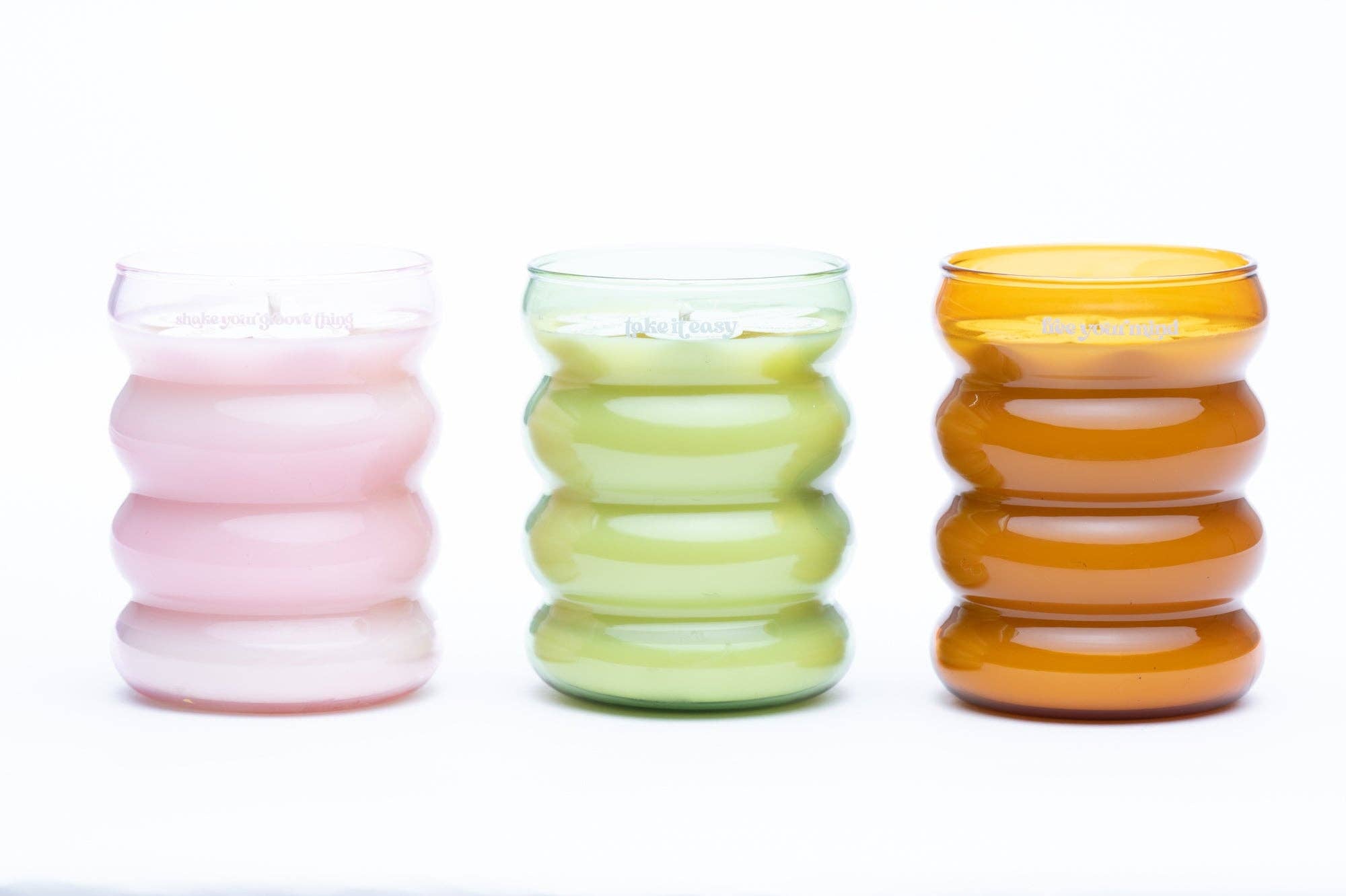 Take it Easy Wiggle Collection 9 oz Soy Candle by Ginger June Candle Co.