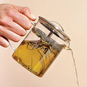 400mL Simple Brew Borosilicate Glass Teapot for Loose Tea by Rishi Tea & Botanicals