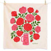 FLOWER GARDEN (Lilacs, Roses) - Tea Towel Set of 2 by The Neighborgoods