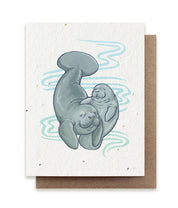 Manatee Mother Plantable Herb Seed Card by Small Victories