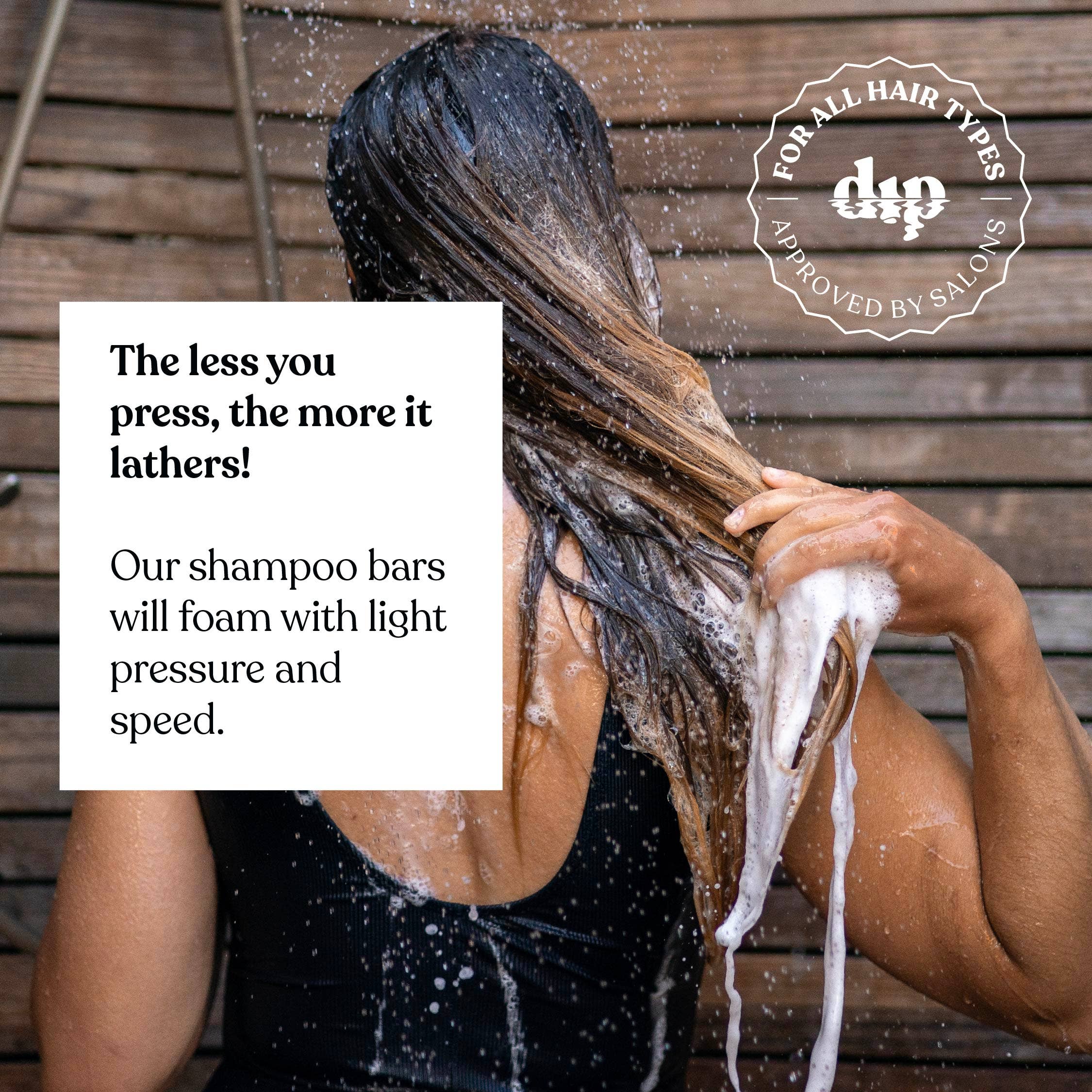 Mini Tobacco & Driftwood Shampoo Bar: Color Safe, Everyday by Dip