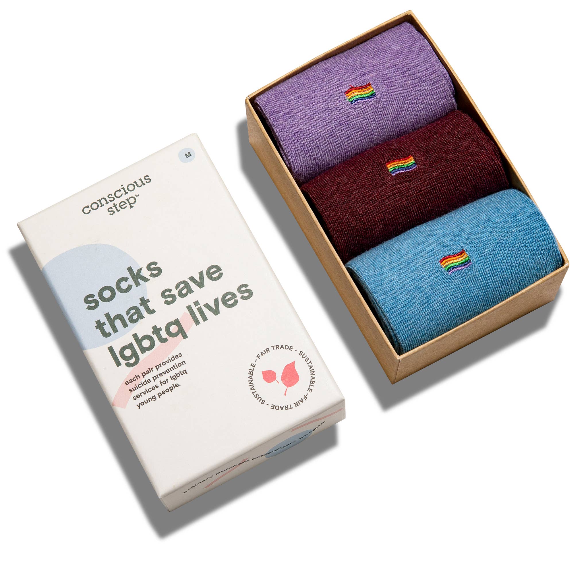 Boxed Set - Socks that Save LGBTQ Lives by Conscious Step