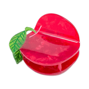 Midi Red Apple Hair Claw Clip by Jenny Lemons