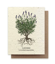 Lavender Plantable Wildflower Seed Card by Small Victories