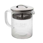 400mL Simple Brew Borosilicate Glass Teapot for Loose Tea by Rishi Tea & Botanicals