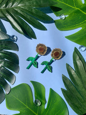 Sunflowers Earrings by Not Picasso