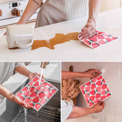 Strawberry Blonde Reusable Paper Towel by Papaya Reusables