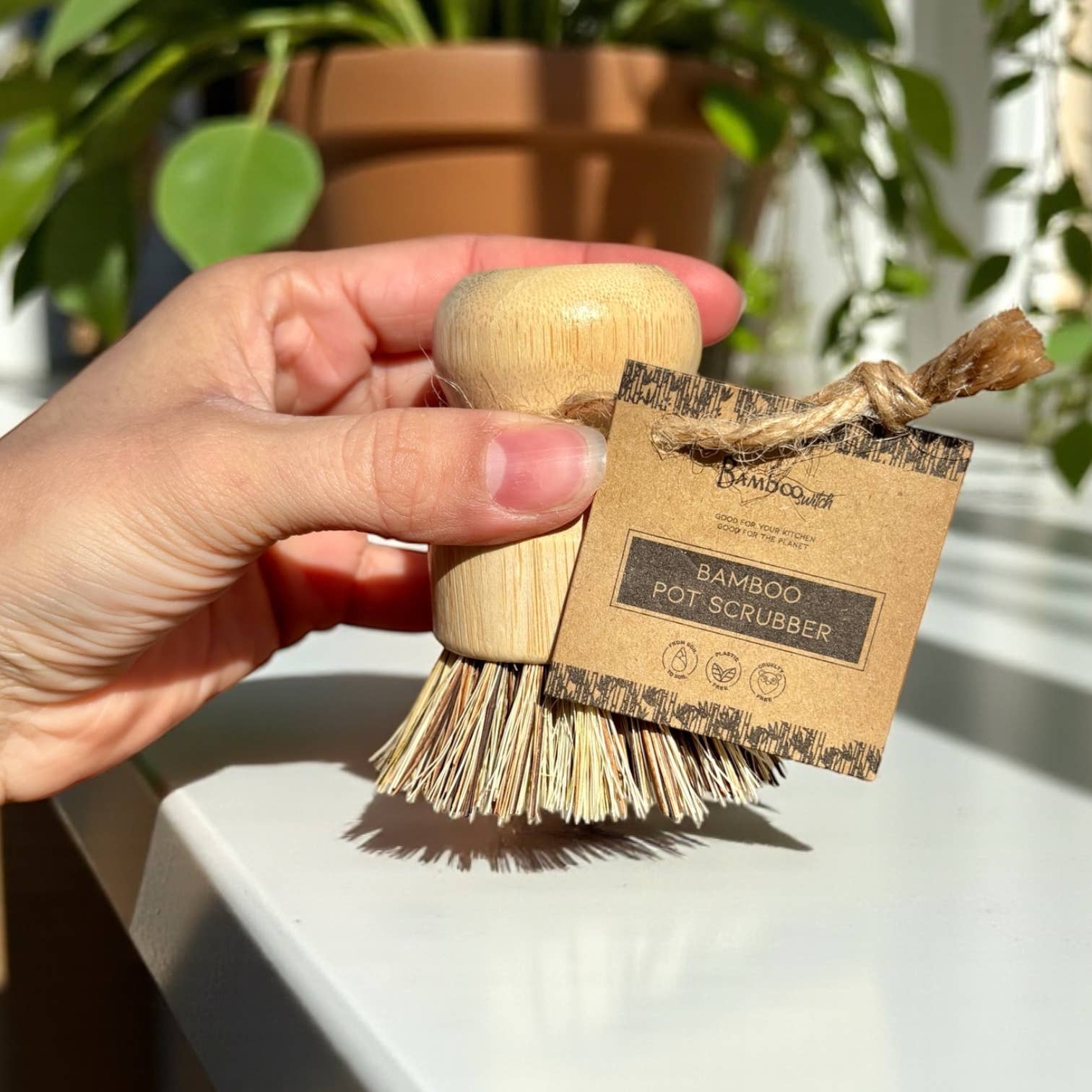 Bamboo Pot Scrubber by Bamboo Switch