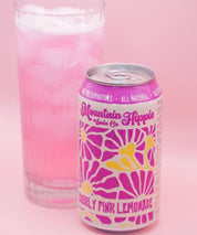 Bubbly Pink Lemonade Natural Soda by Mountain Hippie Soda Co.