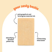 Main Squeeze Moisturizing Hand & Body Bar Soap by Sunniemade
