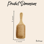 Bamboo Paddle Hairbrush by Bamboo Switch