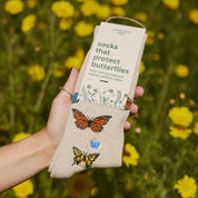 Socks that Protect Butterflies | Gifts for Gardeners by Conscious Step