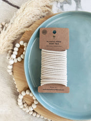 Plastic-Free Hair Ties by Me Mother Earth