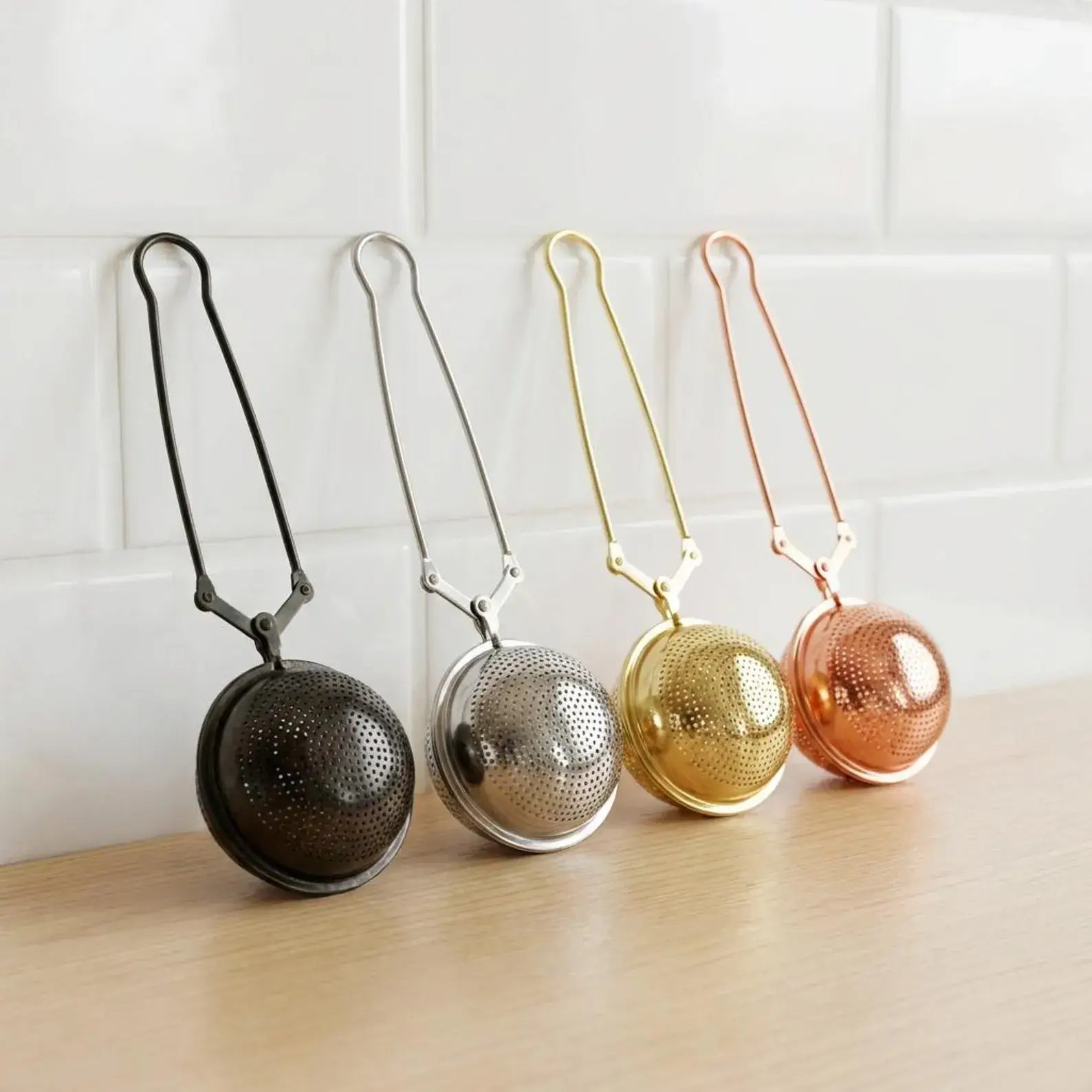 Stainless Steel Tea Strainer by Bamboo Switch