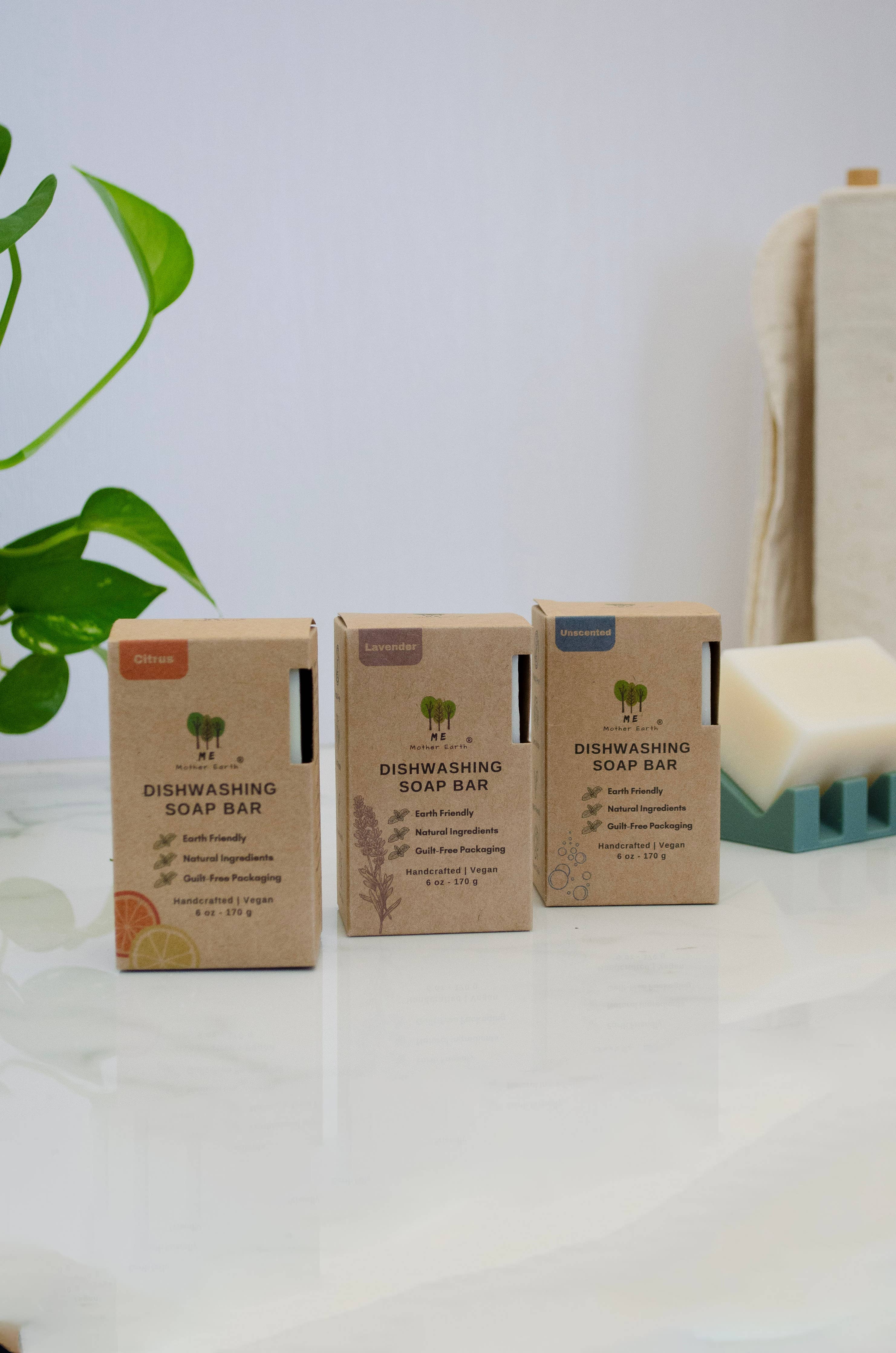 Zero Waste Dish Soap Bar by Me Mother Earth
