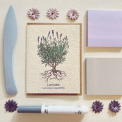 Lavender Plantable Wildflower Seed Card by Small Victories