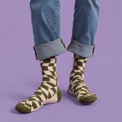 Socks that Support Women's Equality | Groovy Grid by Conscious Step